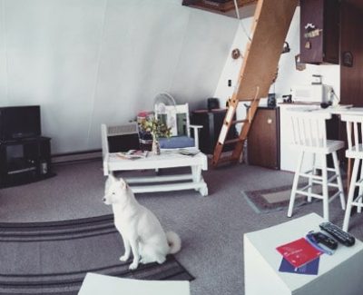 A-Frame 8 91 min Living Room - 32in TV with Roku, Netflix, Amazon, etc
